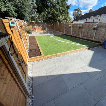 Kandla Grey 16mm Outdoor Porcelain Paving - 900 x 600
