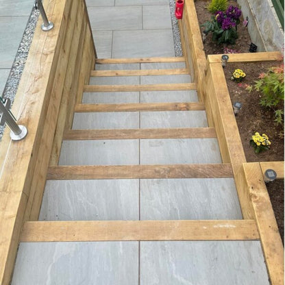 Kandla Grey 20mm Outdoor Porcelain Paving - 900 x 600