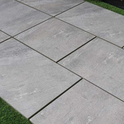 Quartz Grey 20mm Outdoor Porcelain Paving - 900 x 600