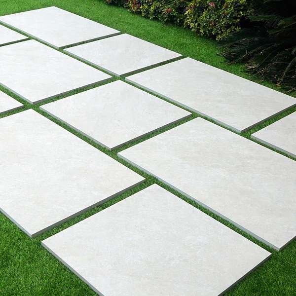 Quartz White 20mm Outdoor Porcelain Paving - 600 x 600