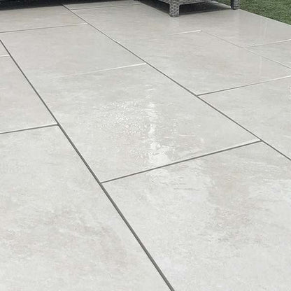 Quartz White 20mm Outdoor Porcelain Paving - Patio Packs