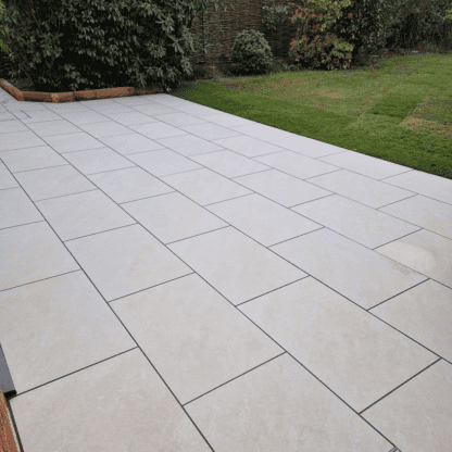 Quartz White 20mm Outdoor Porcelain Paving - 900 x 600