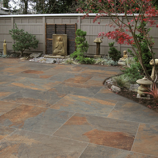 Copper Rustic 20mm Outdoor Porcelain Paving - 900 x 600