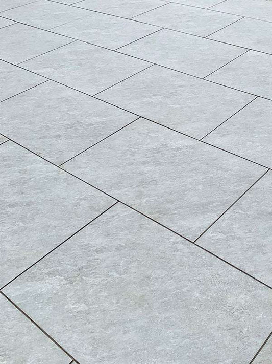 Universal Grey 16mm Outdoor Porcelain Paving - 900 x 600