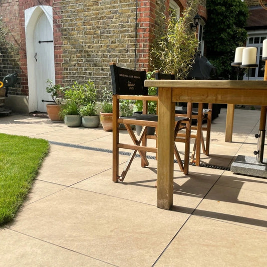 County Crema 20mm Outdoor Porcelain Paving - 900 x 600
