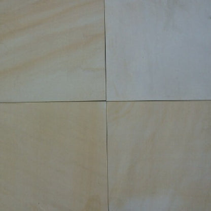 White Mint Sawn Honed Paving Slabs