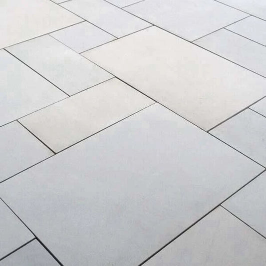 Kandla Grey Sawn Honed Paving Slabs