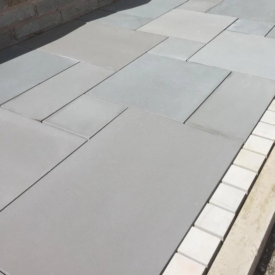 Kandla Grey Sawn Honed Paving Slabs