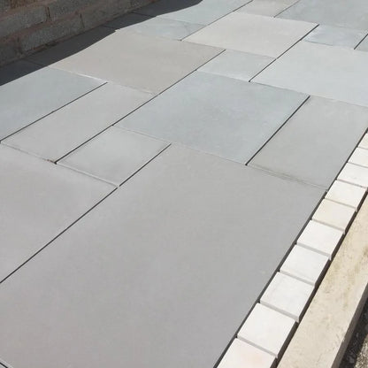 Kandla Grey Sawn Honed Paving Slabs